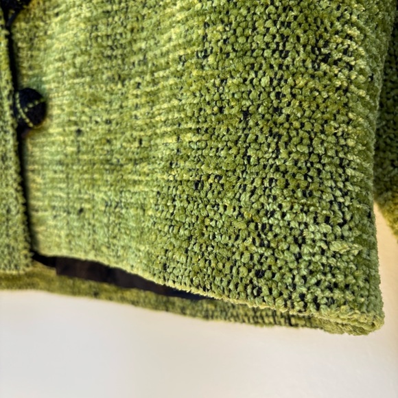 Dahlia Popovits Green Professional Artsy Tailored Blazer Jacket Women Size XL - Picture 9 of 16